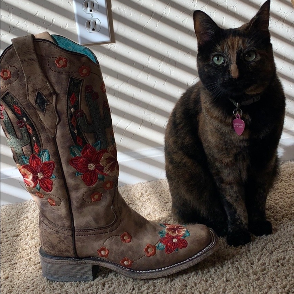 Corral Women’s Honey Cactus Boots - BARELY WORN